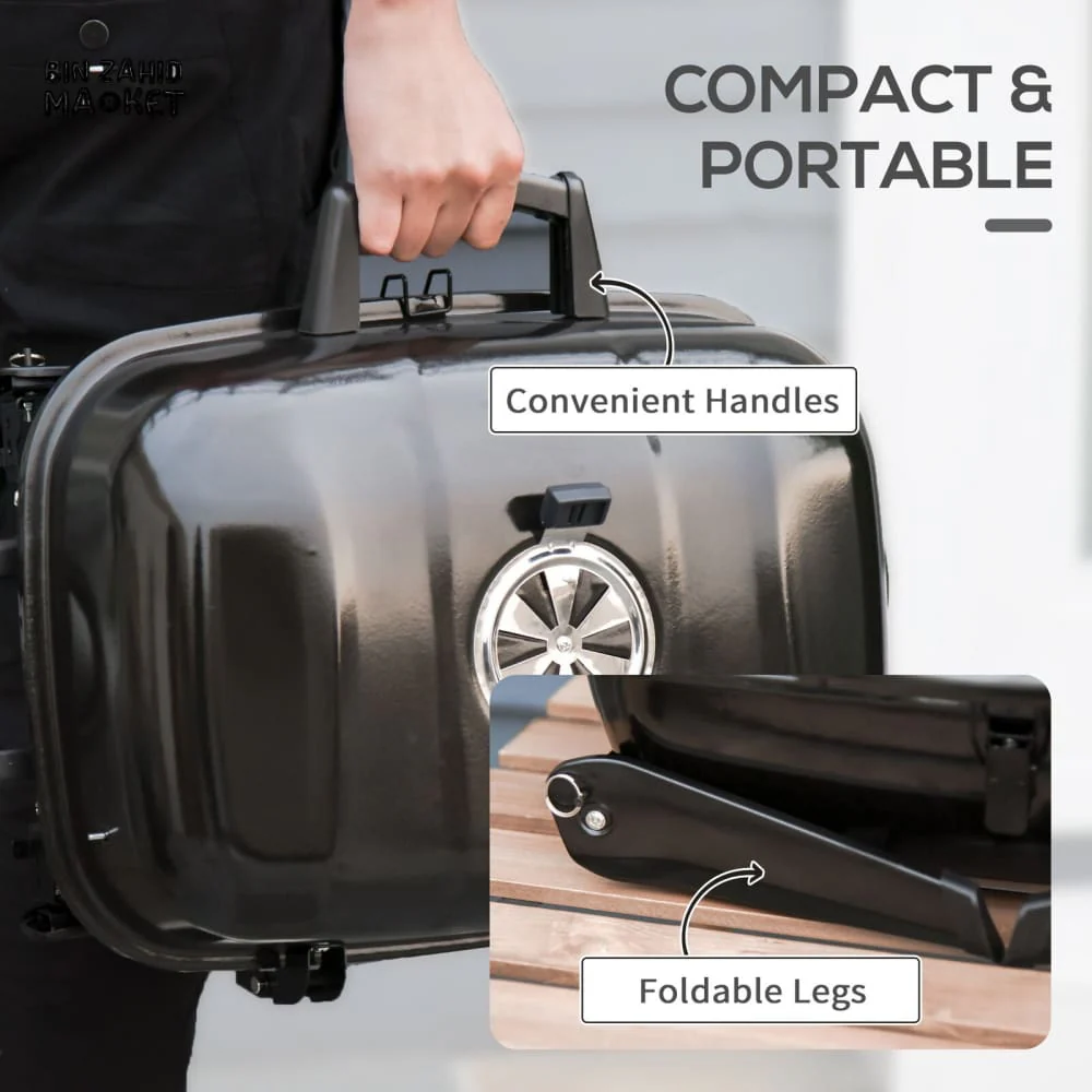 FOLDABLE TABLE TOP BARBEQUE GRILL - Image 5
