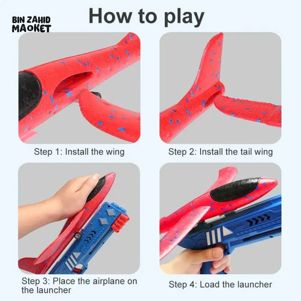 KIDS AIRCRAFT LAUNCHING TOY - Image 4