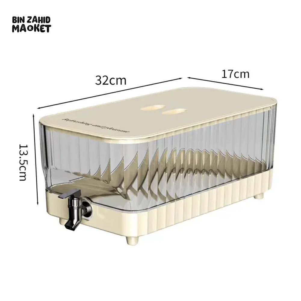 LARGE-CAPACITY REFRIGERATOR COLD WATER JUG WITH FAUCET - ICE & JUICE BUCKET - Image 6
