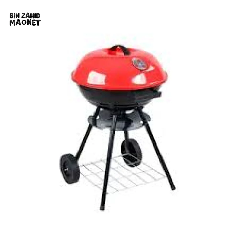 PORTABLE ROUND BARBEQUE GRILL WITH TYRES - Image 6