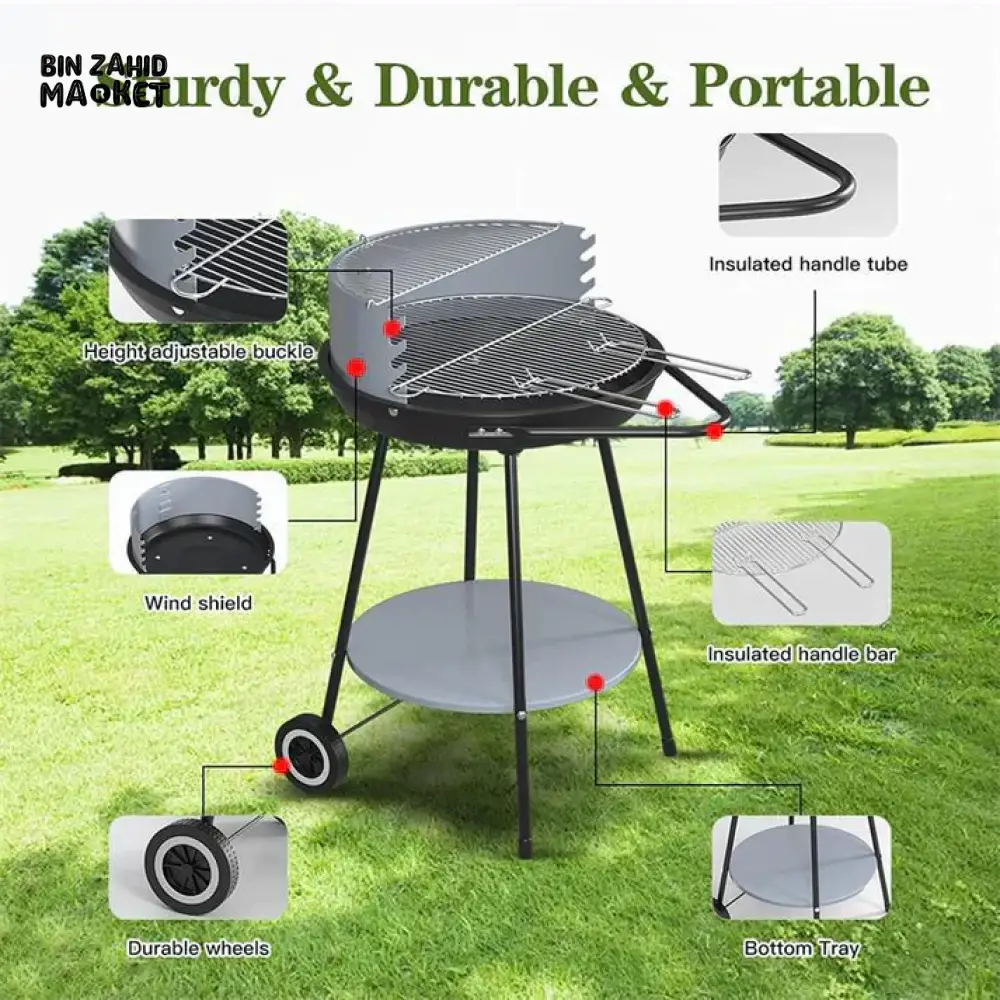 ROUND OPEN BARBEQUE GRILL - Image 3