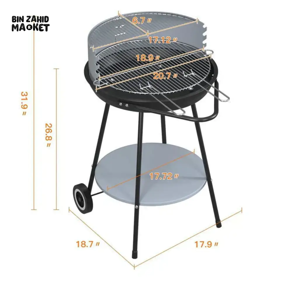 ROUND OPEN BARBEQUE GRILL - Image 5