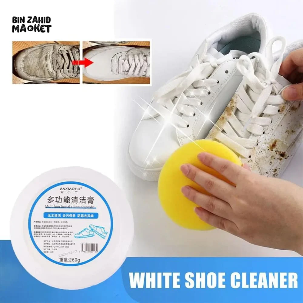 SHOE CLEANING CREAM WITH SPONGE - Image 3