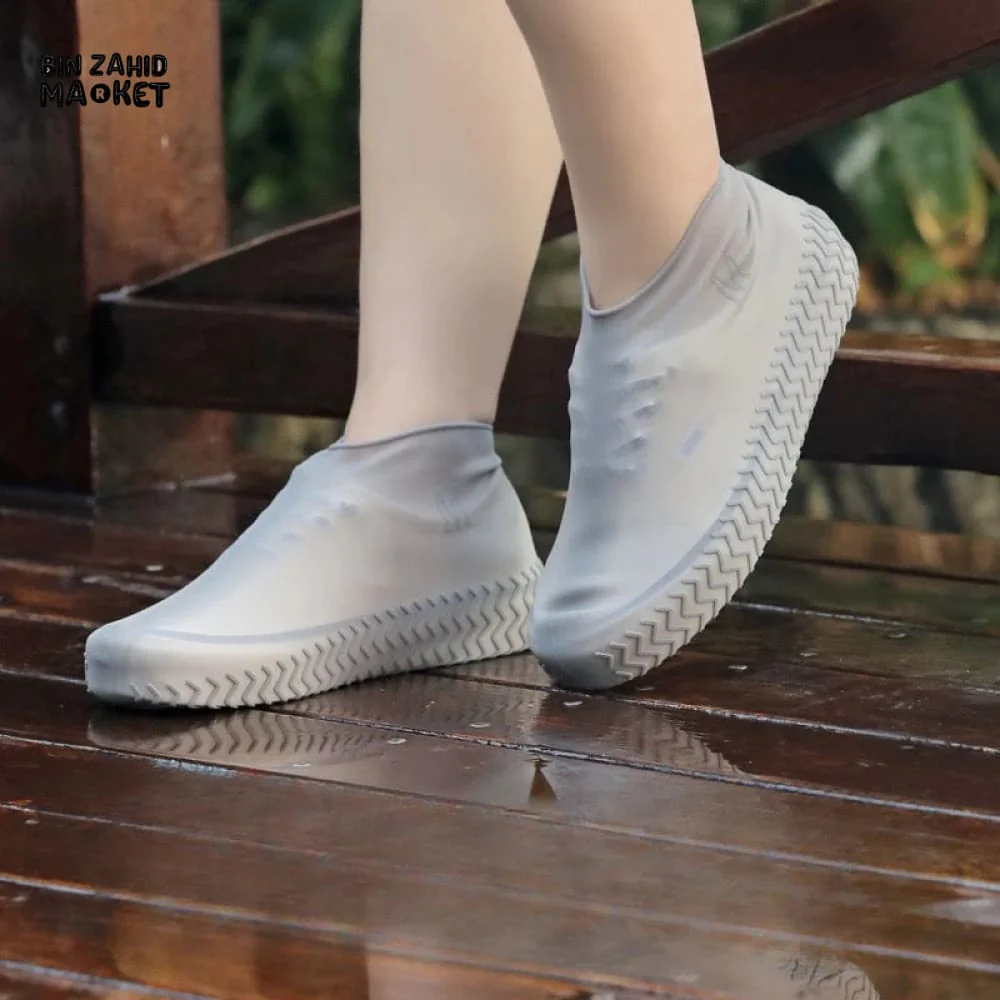 SILICONE WHITE SHOE COVER - Image 4
