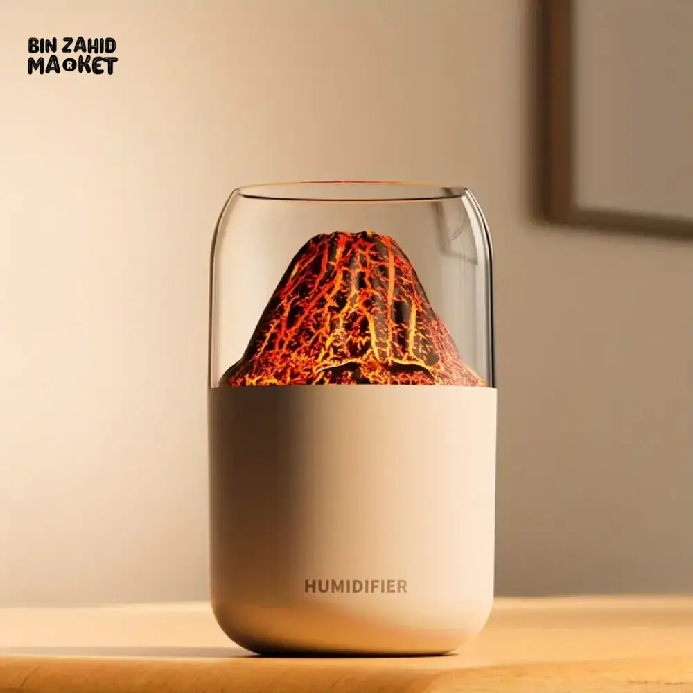 SIMULATED VOLCANO HUMIDIFIER – USB MINI DESKTOP AIR PURIFIER & AROMATHERAPY SPRAY - Image 8