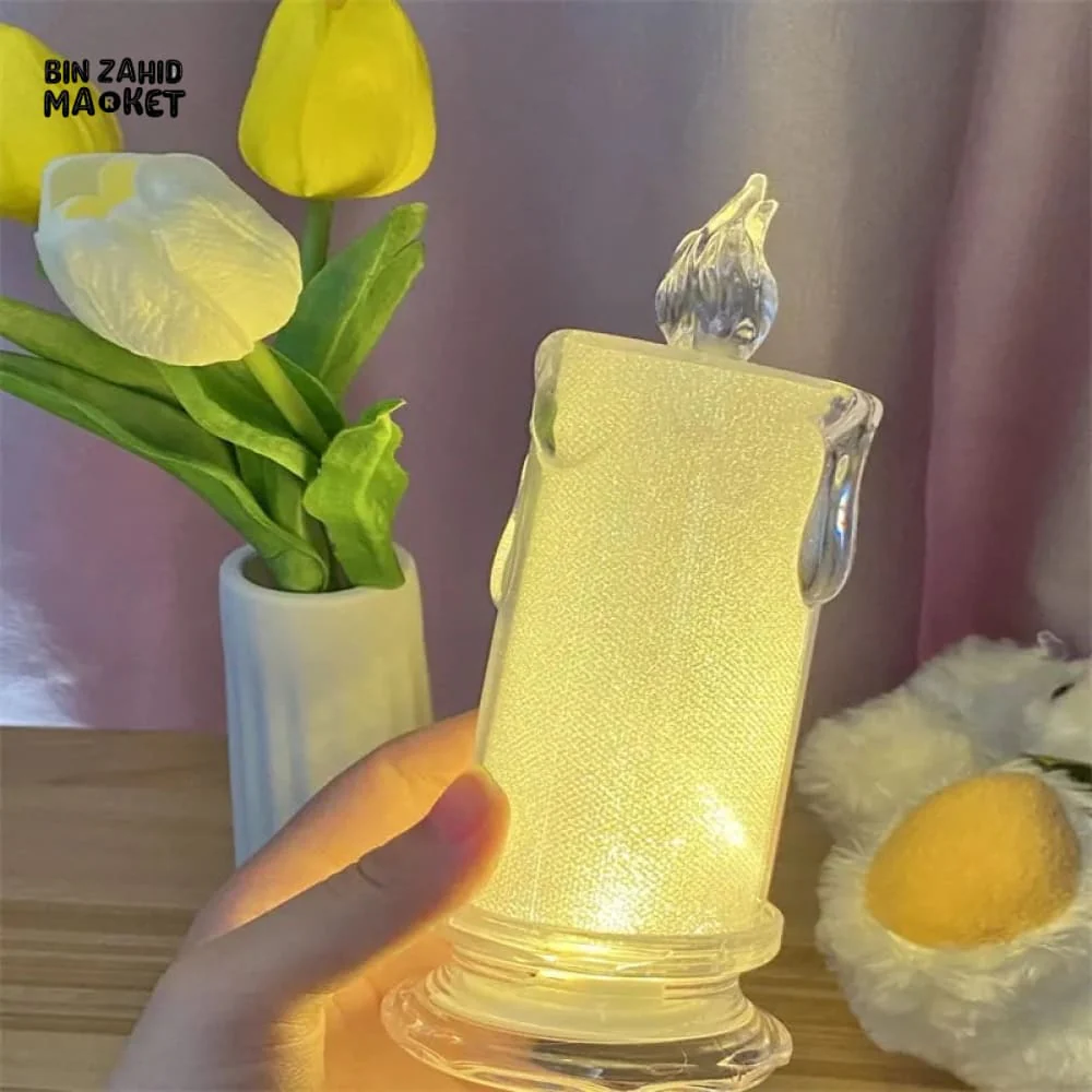 TABLE DECOR FLAMELESS CANDLES LIGHT - Image 3