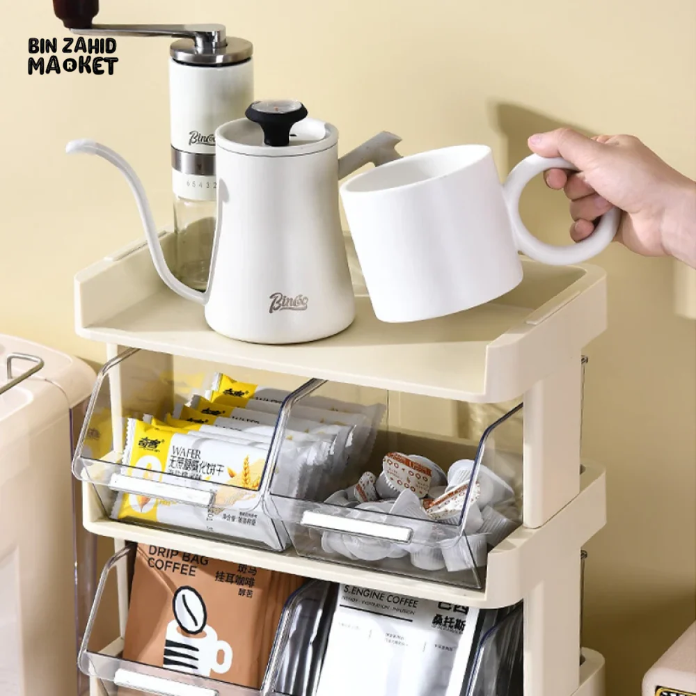 TEA BAG BOX TEA CAPSULE HOLDER COFFEE GRINDER MUG CUP STAND TEAPOT RACK - Image 3