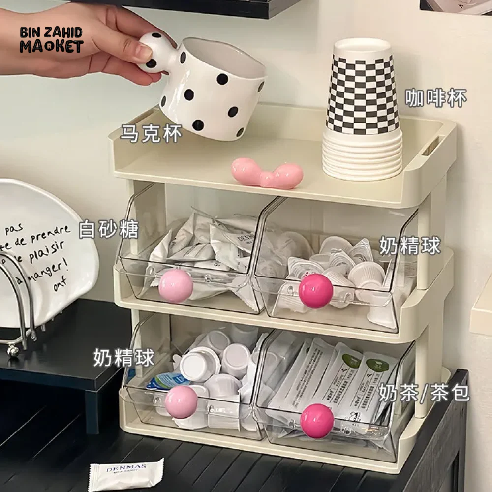 TEA BAG BOX TEA CAPSULE HOLDER COFFEE GRINDER MUG CUP STAND TEAPOT RACK - Image 8