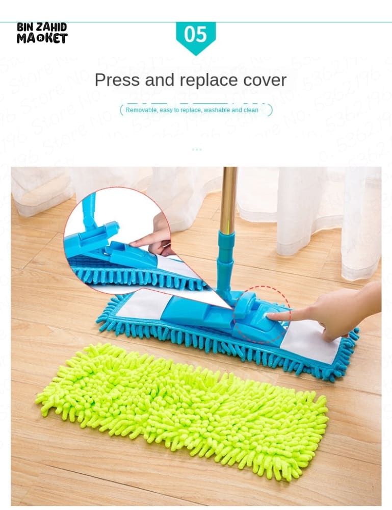 TELESCOPIC MICROFIBER CLEANING MOP - Image 6