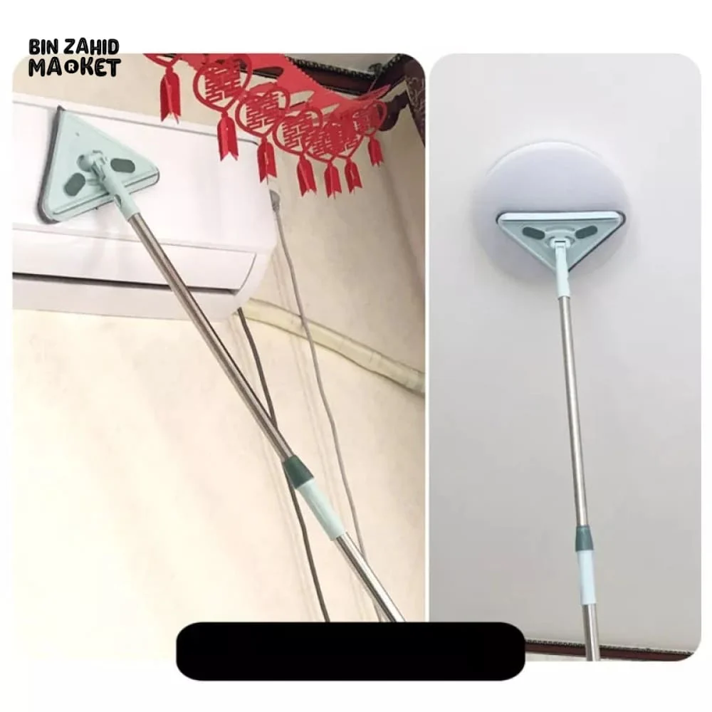 TELESCOPIC TRIANGLE CLEANING WIPER MOP - Image 5