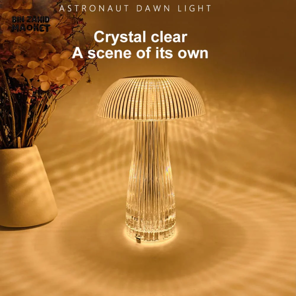 TOUCH LED MUSHROOM CRYSTAL LAMP - Image 3