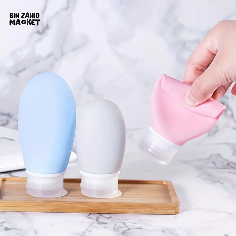 TRAVEL SILICONE TOILETRIES BOTTLES - Image 7