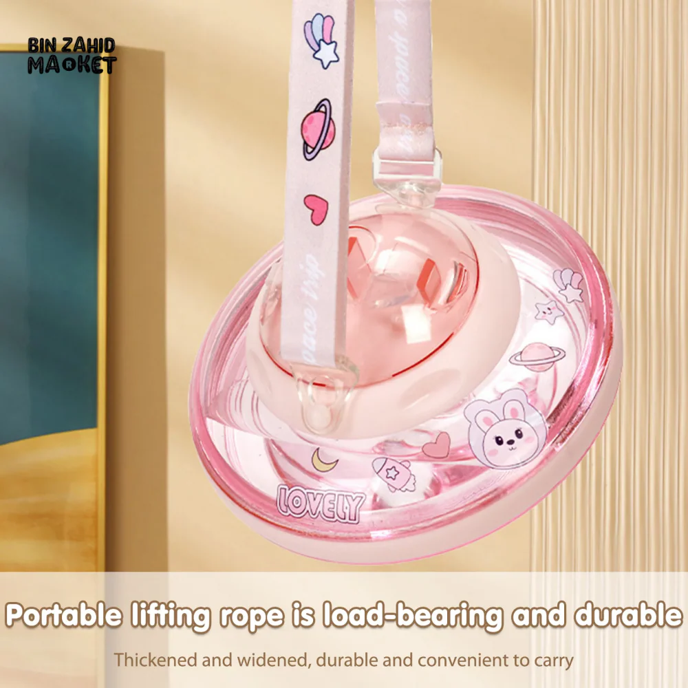 UFO SHAPE CUTE WATER BOTTLE 550ML KIDS SIPPY CUP - Image 4
