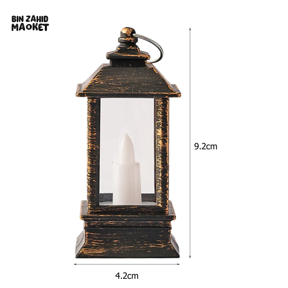 VINTAGE MINI HANGING LED LANTERN FLAMELESS CANDLE CELL OPERATED - Image 9