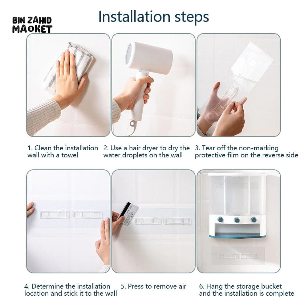 WALL MOUNTED GRAIN FOOD CONTAINER - Image 9