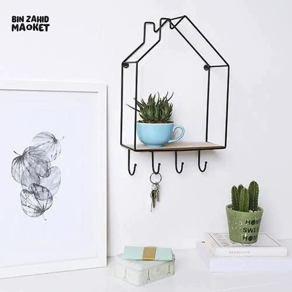 WALL MOUNTED HOME SHAPED SHELF - Image 5