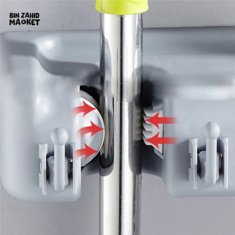 WALL MOUNTED MOP & BROOM HOLDER - Image 8