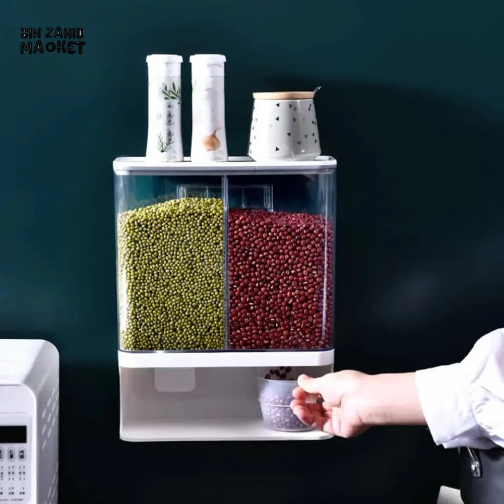WALL MOUNTED PUNCH FREE RICE & CEREAL DISPENSER - Image 3