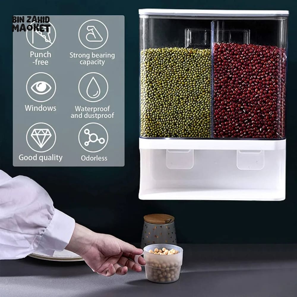 WALL MOUNTED PUNCH FREE RICE & CEREAL DISPENSER - Image 4