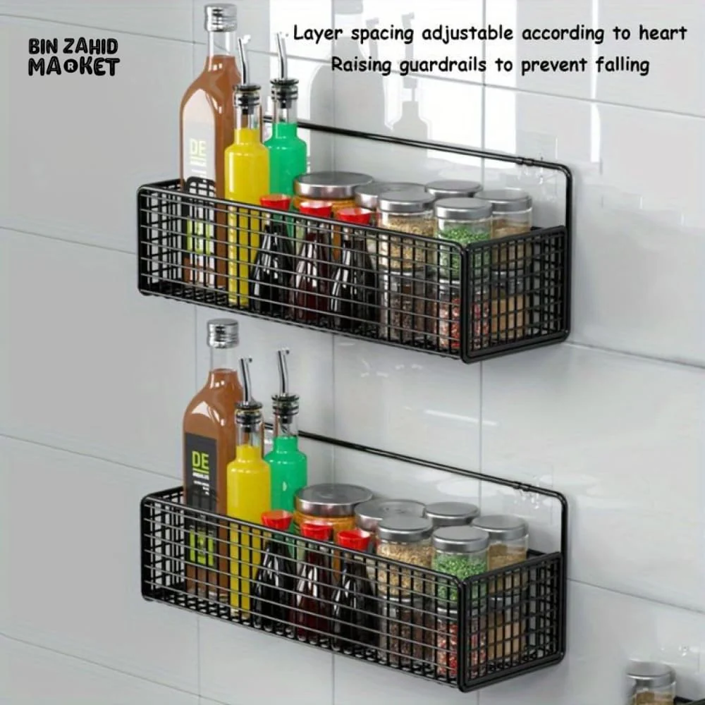 WALL MOUNTED STICKING STORAGE SHELF - Image 6