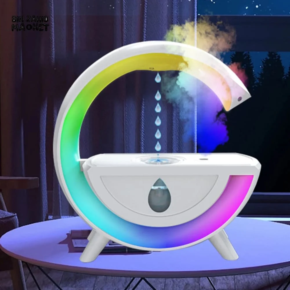 WATER DROPLET AIR HUMIDIFIER WITH LAMP - Image 3