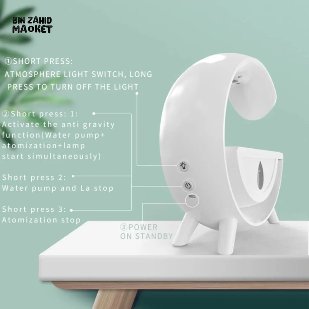 WATER DROPLET AIR HUMIDIFIER WITH LAMP - Image 6