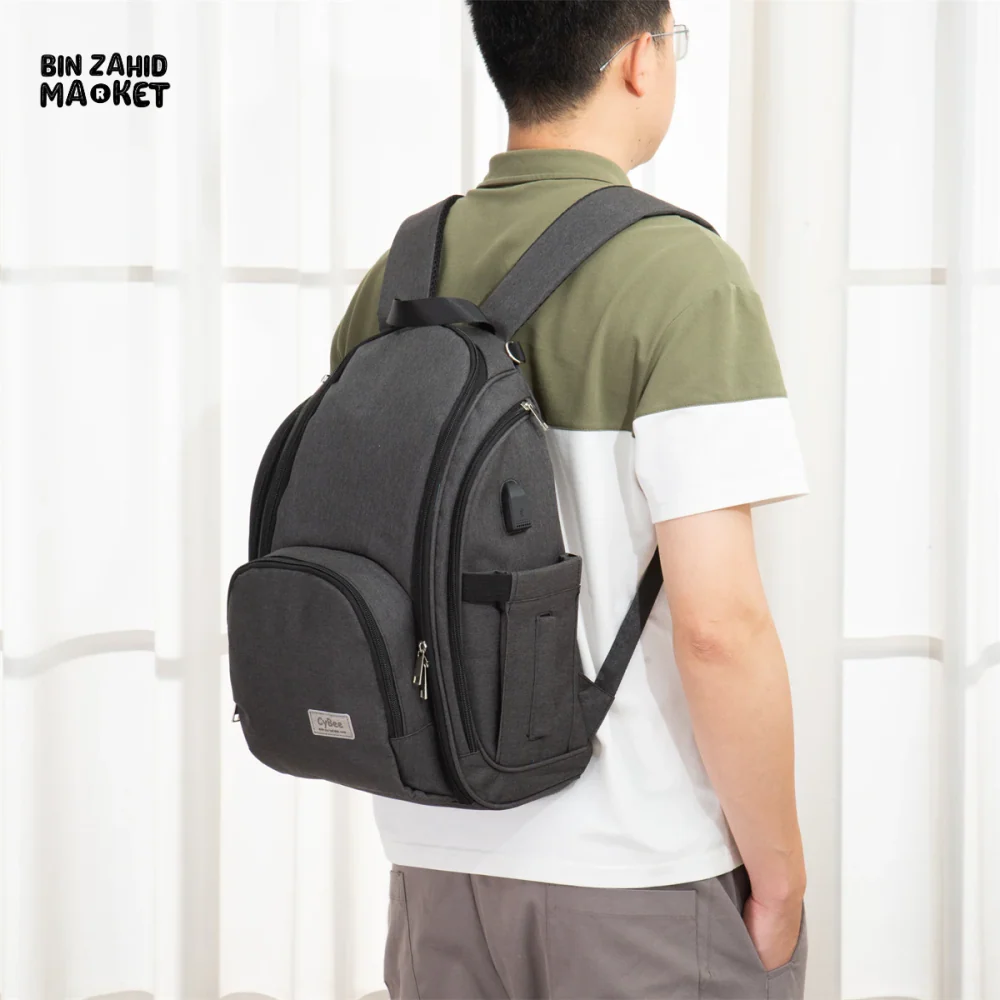 WATERPROOF MOMMY BAG HIGH-END MULTI-FUNCTIONAL BACKPACK - Image 11