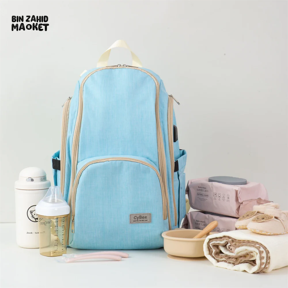 WATERPROOF MOMMY BAG HIGH-END MULTI-FUNCTIONAL BACKPACK - Image 15
