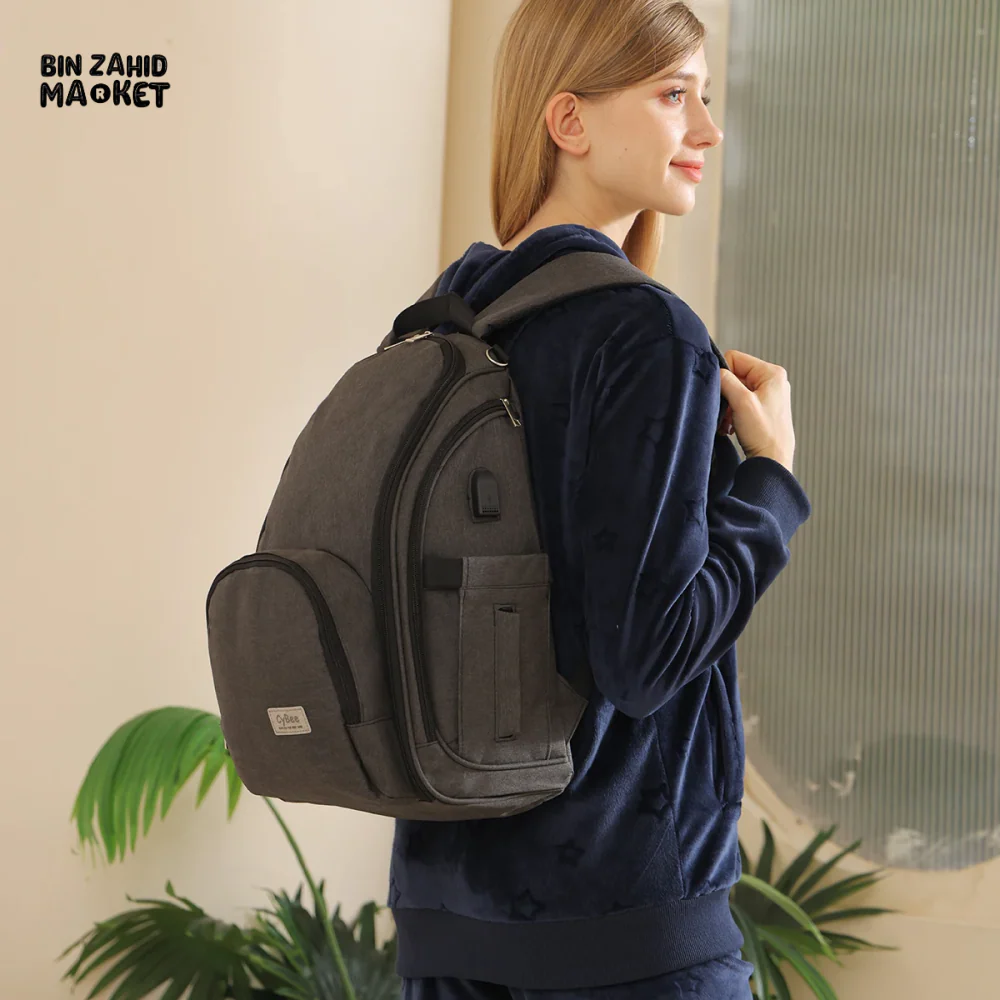 WATERPROOF MOMMY BAG HIGH-END MULTI-FUNCTIONAL BACKPACK - Image 4