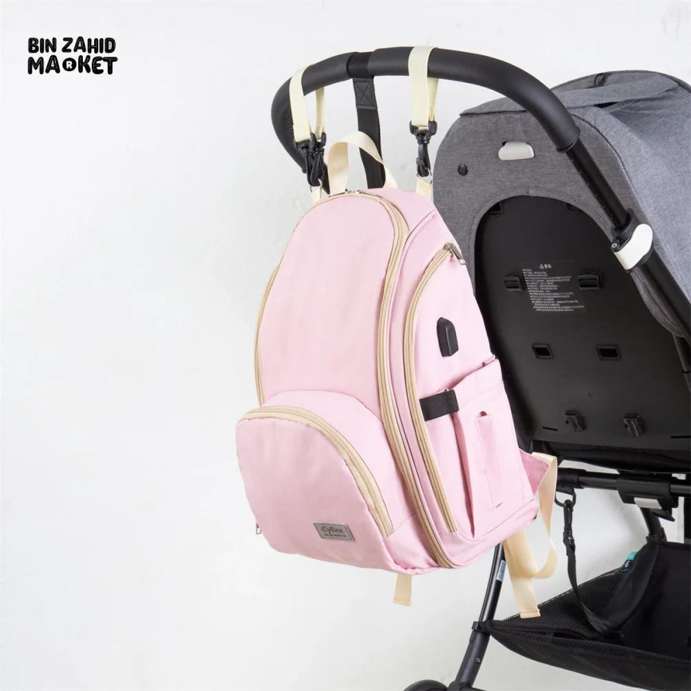 WATERPROOF MOMMY BAG HIGH-END MULTI-FUNCTIONAL BACKPACK - Image 7