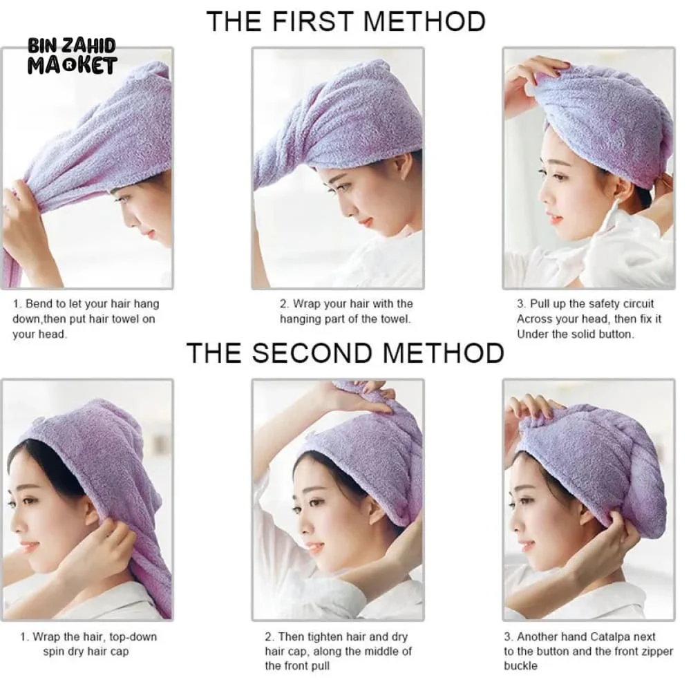 WET HAIRS DRYING TOWEL - Image 6