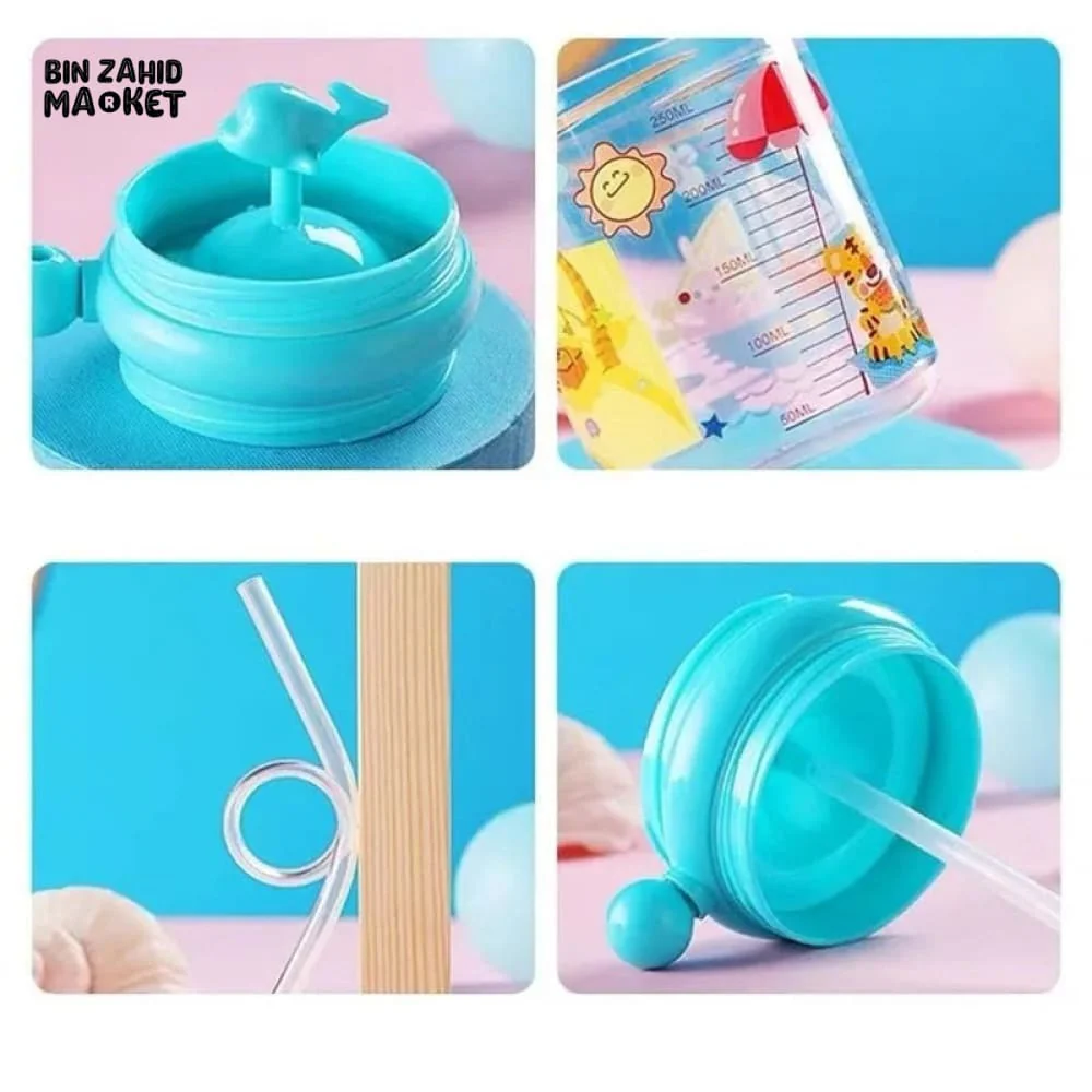 WHALE SPRAY KIDS WATER BOTTLE 250ML - Image 8