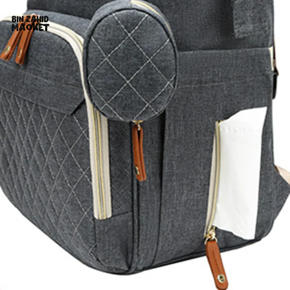 WOMEN'S BACKPACK LARGE CAPACITY WATERPROOF OXFORD CLOTH MUMMY BAG DIAPER STORAGE FASHION - Image 10