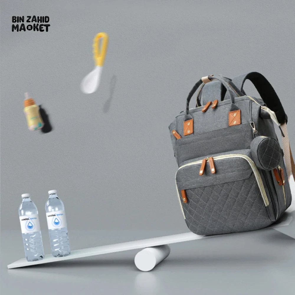 WOMEN'S BACKPACK LARGE CAPACITY WATERPROOF OXFORD CLOTH MUMMY BAG DIAPER STORAGE FASHION - Image 12