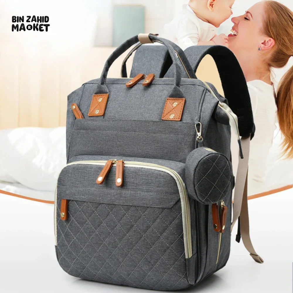 WOMEN'S BACKPACK LARGE CAPACITY WATERPROOF OXFORD CLOTH MUMMY BAG DIAPER STORAGE FASHION - Image 13