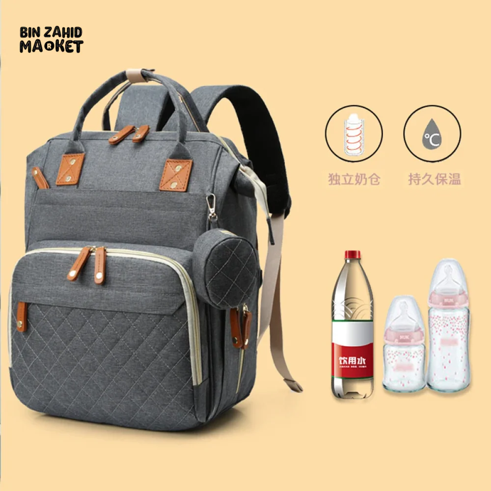 WOMEN'S BACKPACK LARGE CAPACITY WATERPROOF OXFORD CLOTH MUMMY BAG DIAPER STORAGE FASHION - Image 18