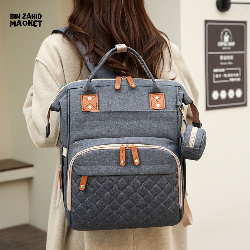 WOMEN'S BACKPACK LARGE CAPACITY WATERPROOF OXFORD CLOTH MUMMY BAG DIAPER STORAGE FASHION - Image 20