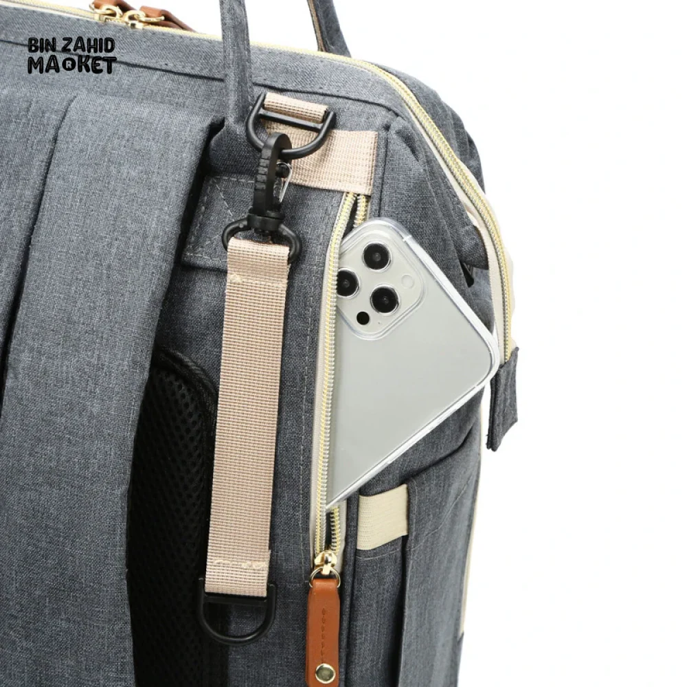 WOMEN'S BACKPACK LARGE CAPACITY WATERPROOF OXFORD CLOTH MUMMY BAG DIAPER STORAGE FASHION - Image 3