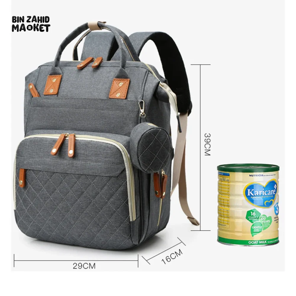 WOMEN'S BACKPACK LARGE CAPACITY WATERPROOF OXFORD CLOTH MUMMY BAG DIAPER STORAGE FASHION - Image 8