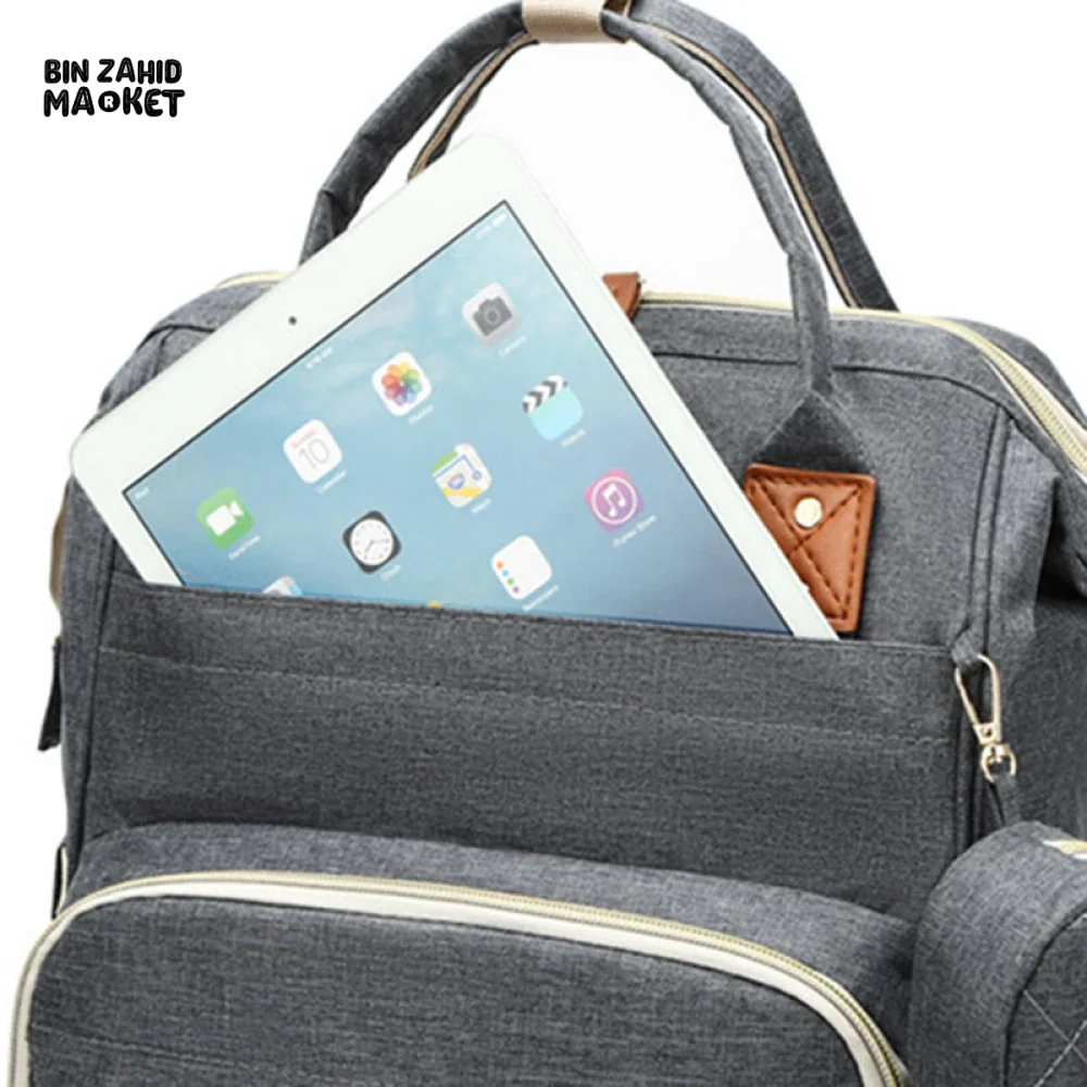 WOMEN'S BACKPACK LARGE CAPACITY WATERPROOF OXFORD CLOTH MUMMY BAG DIAPER STORAGE FASHION - Image 9