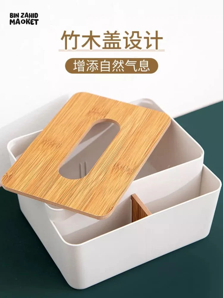 WOODEN TOP TISSUE BOX - Image 3