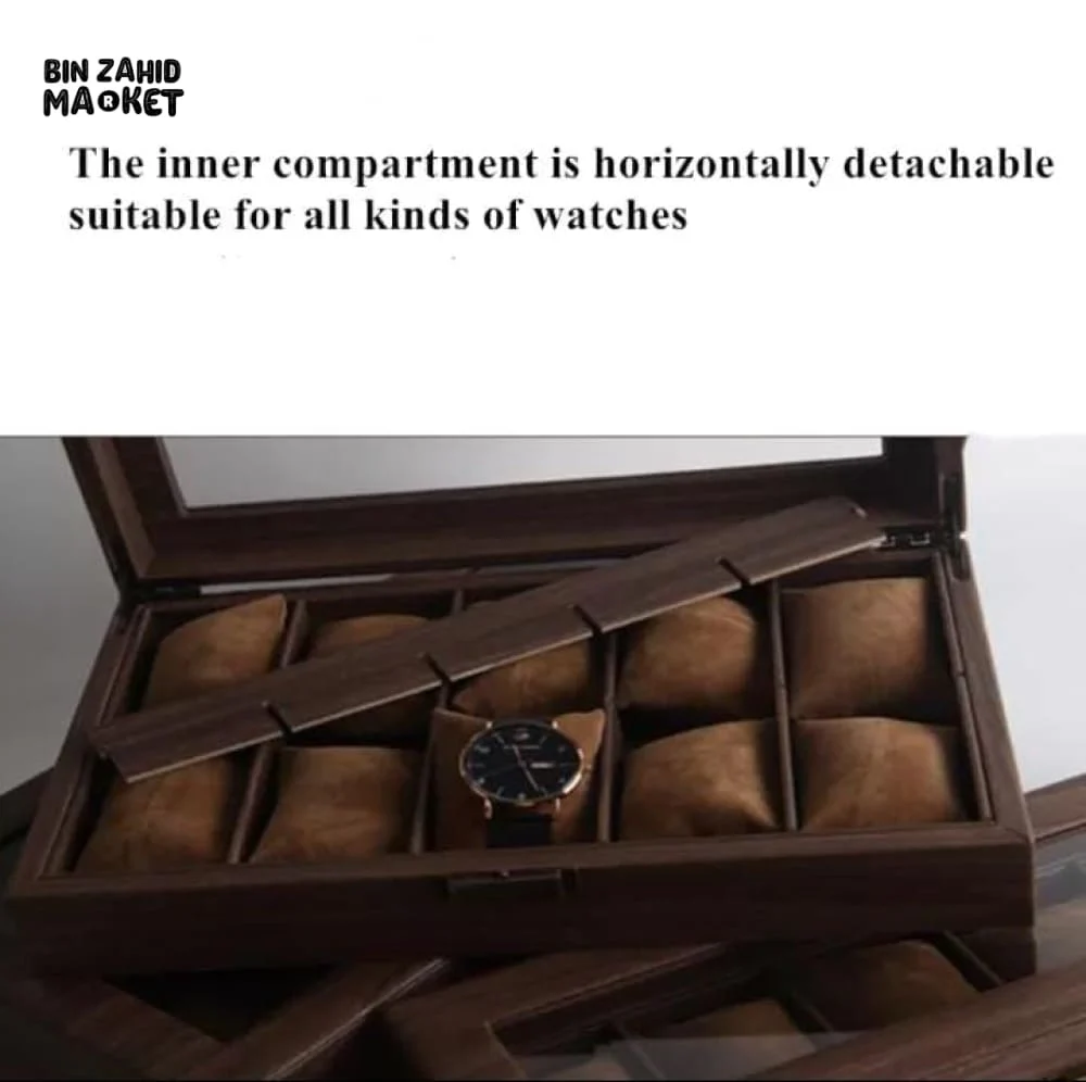 WOODEN WATCH STORAGE BOX - Image 14