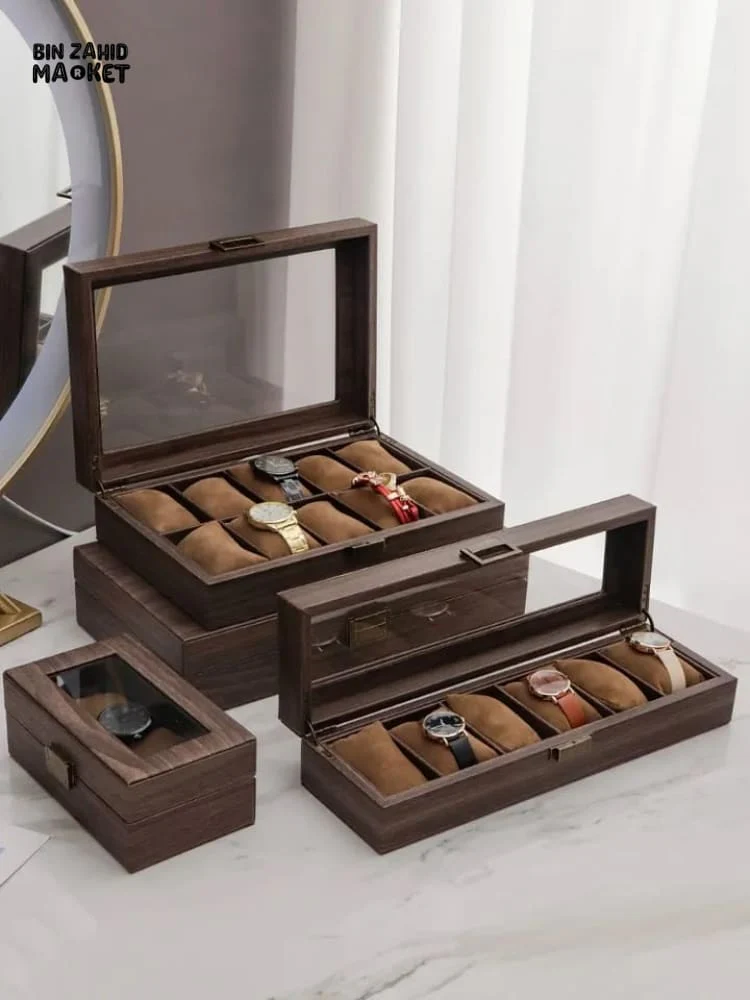 WOODEN WATCH STORAGE BOX - Image 3