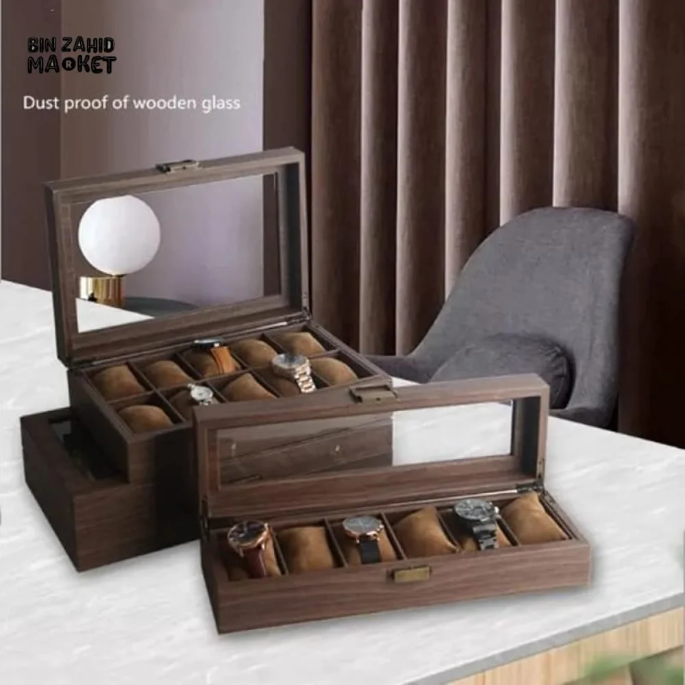 WOODEN WATCH STORAGE BOX - Image 4