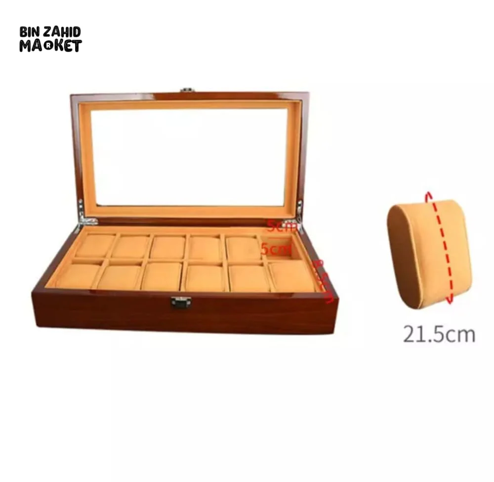WOODEN WATCH STORAGE BOX - Image 6