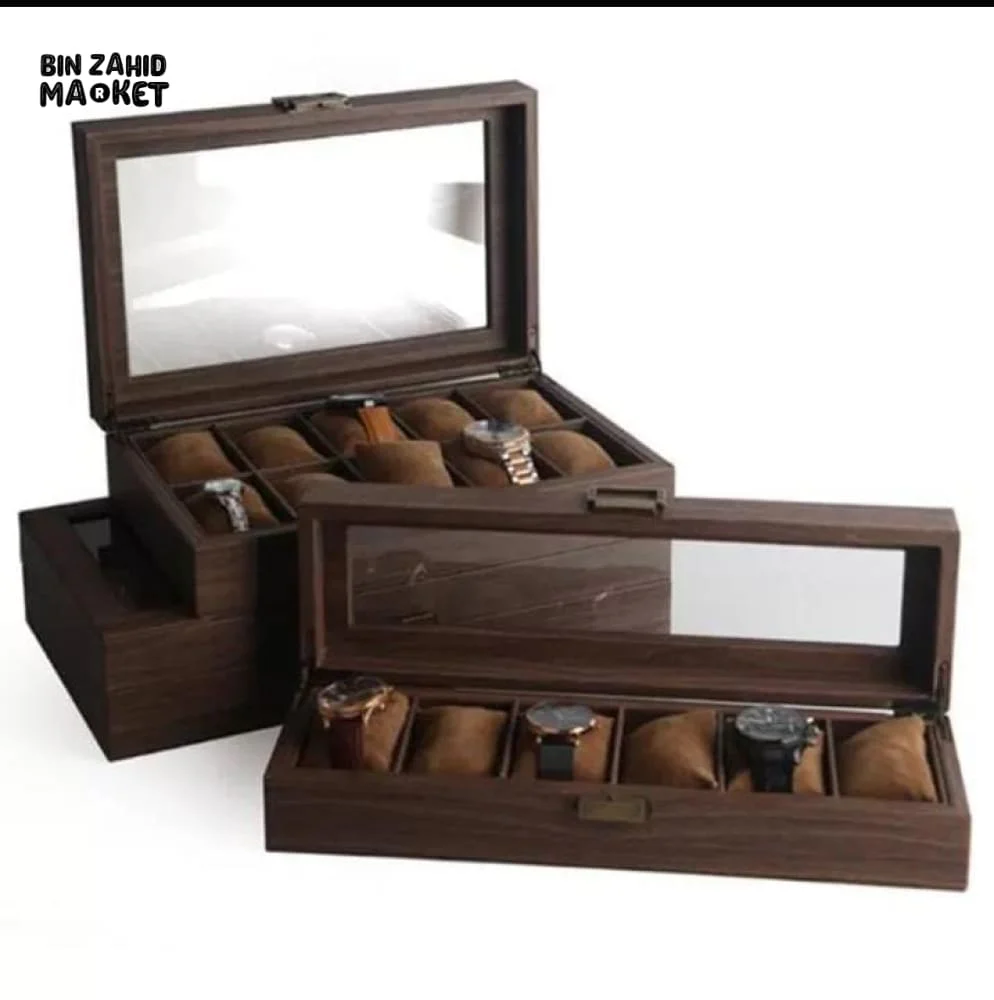 WOODEN WATCH STORAGE BOX - Image 9
